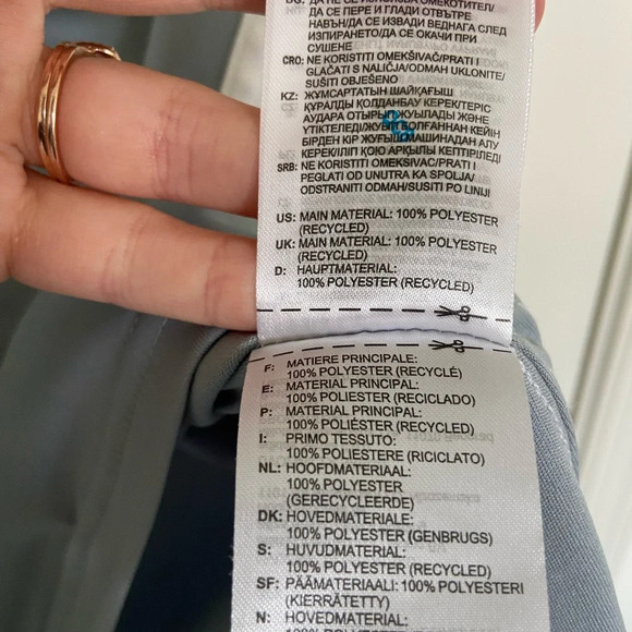 EUC | Adidas women’s‎ climacool light gray soccer jersey — small - Picture 4 of 5